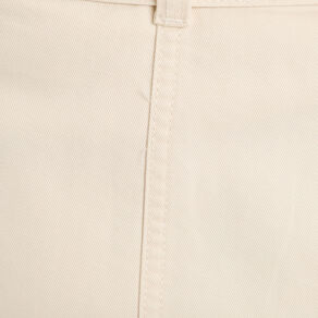 Jupe droite ceinturée ecru femme