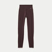 Legging taille haute marron fonc&eacute; femme