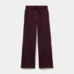 Pantalon large style jogging prune femme