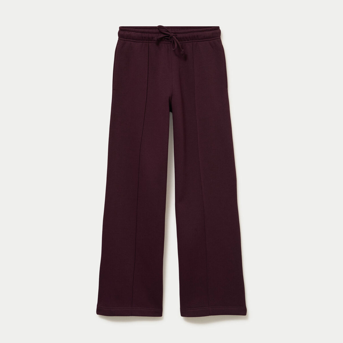 Pantalon large style jogging prune femme