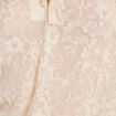 Blouse droite manches longues col rond ecru femme