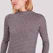 T-shirt manches longues beige femme