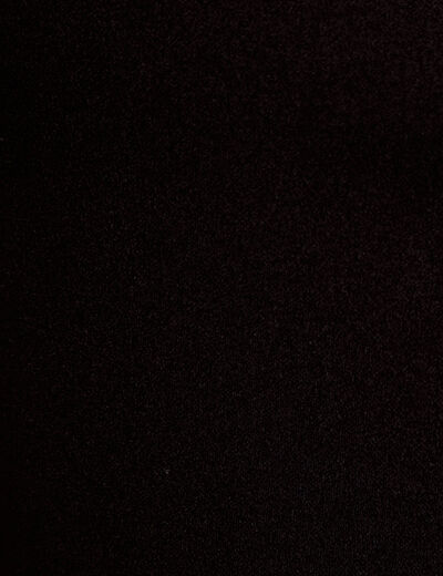 Top ajust&eacute; court sans manches col rond noir femme
