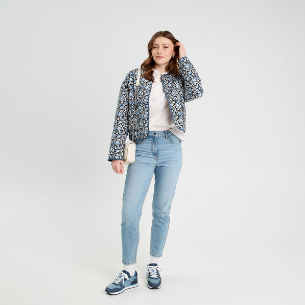 veste matelassee boutonnee noir femme Veste matelassée boutonnée noir femme