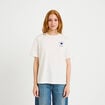 T-shirt col rond manches courtes ecru femme