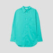 Chemise manches longues vert menthe femme
