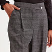Pantalon large noir femme