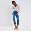 Blouse manches longues blanc femme