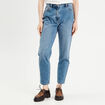 Jeans mom taille haute denim double stone femme
