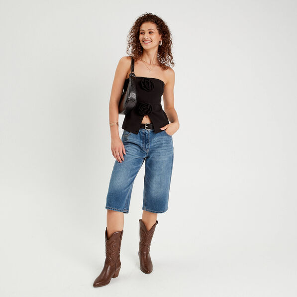 bustier sans manches noir femme Bustier sans manches noir femme