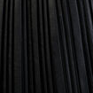Jupe évasée plissée noir femme