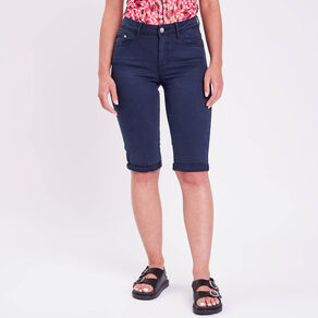 pantacourt bleu marine femme Pantacourt bleu marine femme