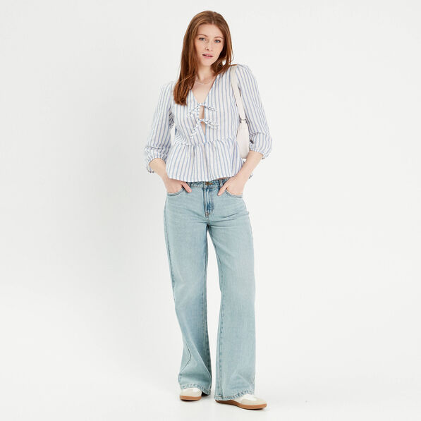 blouse manches 34 ecru femme Blouse manches 3/4 ecru femme