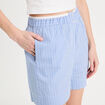 Short ajusté ecru femme