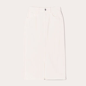 Jupe crayon taille standard ecru femme