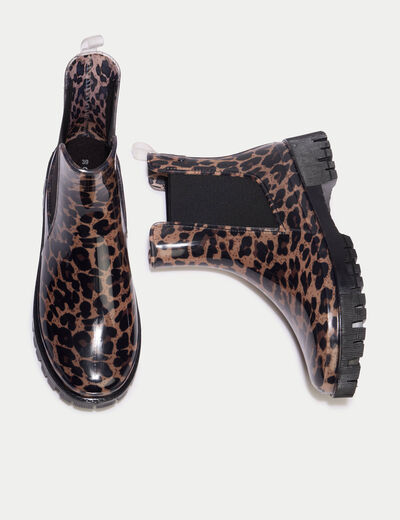 Bottines marron femme