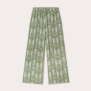 pantalon large taille haute vert kaki femme Pantalon large taille haute vert kaki femme