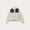 Doudoune vert pastel femme