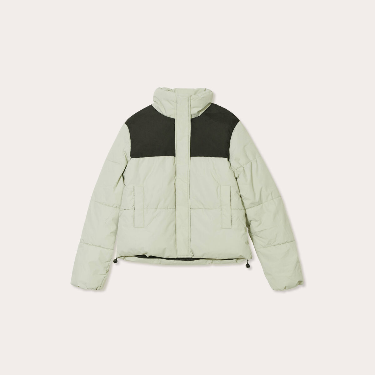 Doudoune vert pastel femme