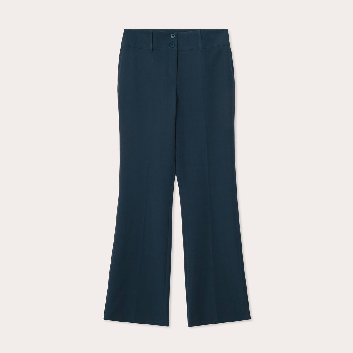 Pantalon flare vert femme