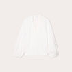 Blouse manches longues ecru femme