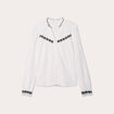 Blouse manches longues ecru femme