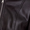 Veste droite zipp&eacute;e noir femme