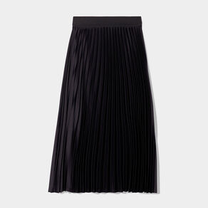 jupe longue patineuse plissee noir femme Jupe longue patineuse plissée noir femme