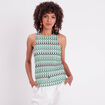 D&eacute;bardeur doublure crochet vert femme