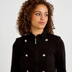 Veste officier noir femme