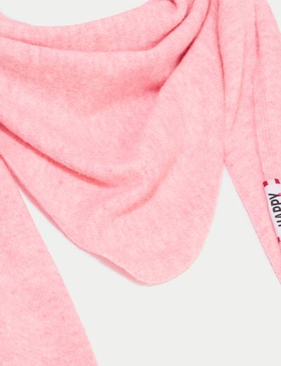 Foulard rose clair femme
