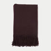 &Eacute;charpe chin&eacute;e marron fonc&eacute; femme