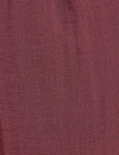 Pantalon large fluide prune femme