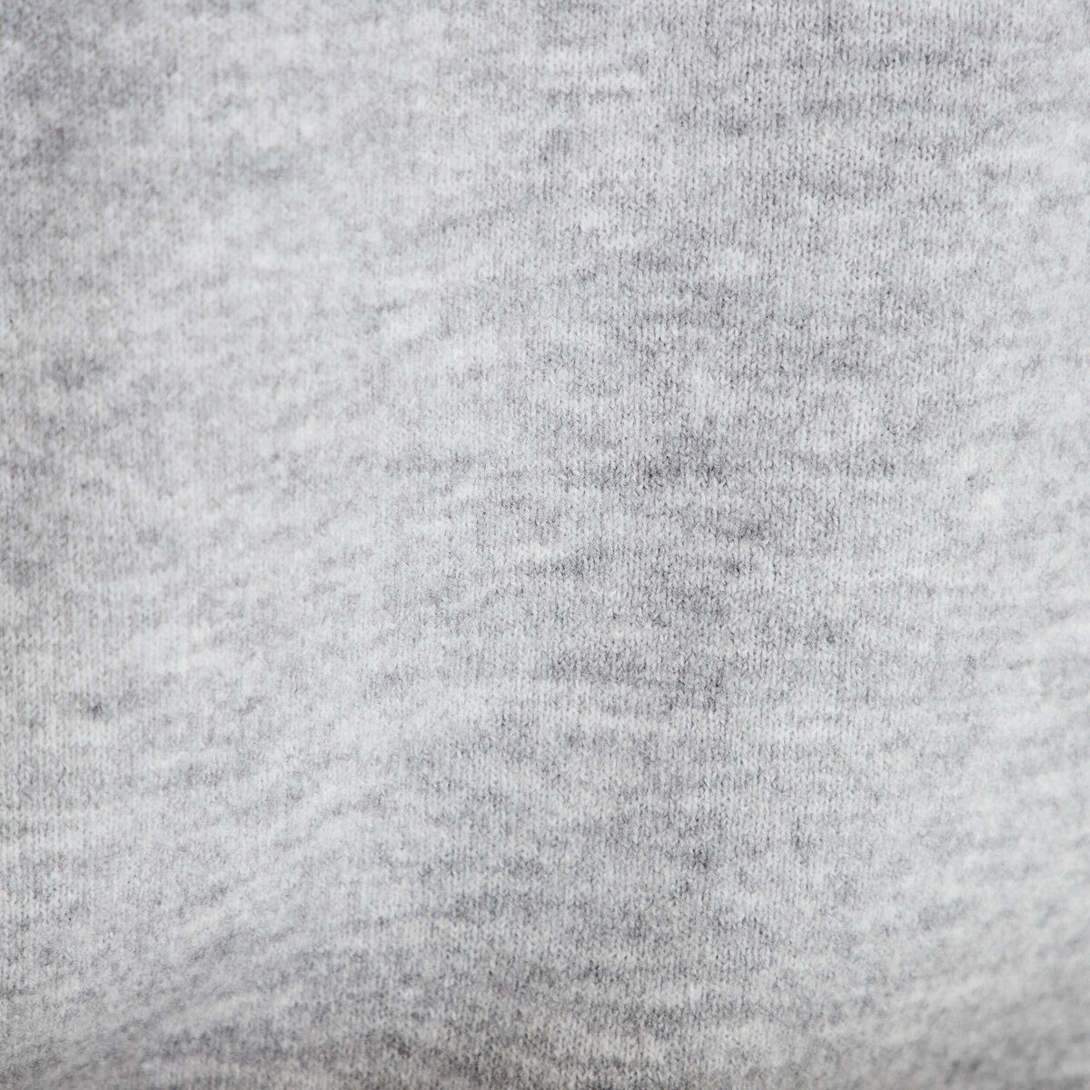 Pull ample manches courtes gris clair femme