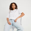 T-shirt manches courtes blanc femme