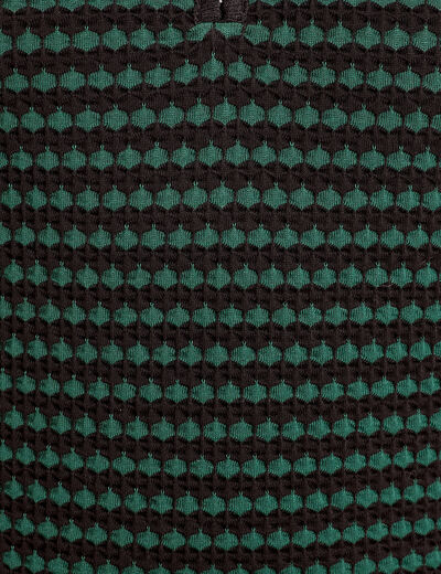 Robe moulante col polo vert femme