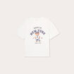 T-shirt manches courtes blanc femme