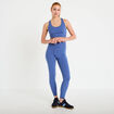 Leggings taille haute bleu fonc&eacute; femme