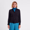 Chemise manches longues noir femme