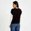 Gilet sans manches noir femme
