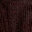 Robe pull d&eacute;tails de boutons marron fonc&eacute; femme
