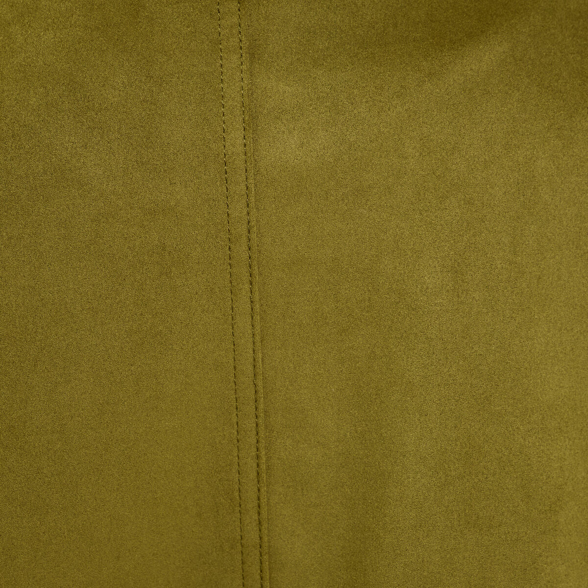 Chemise aspect daim vert olive femme