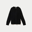 Pull manches longues noir femme