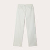 Jeans droit 5 poches denim bleach femme