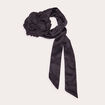 Foulard détail fleur noir femme