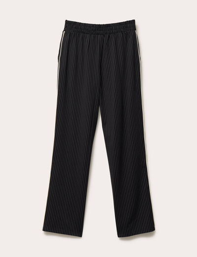 Pantalon bootcut taille standard noir femme
