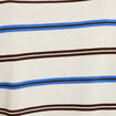 Polo manches longues col chemise blanc femme