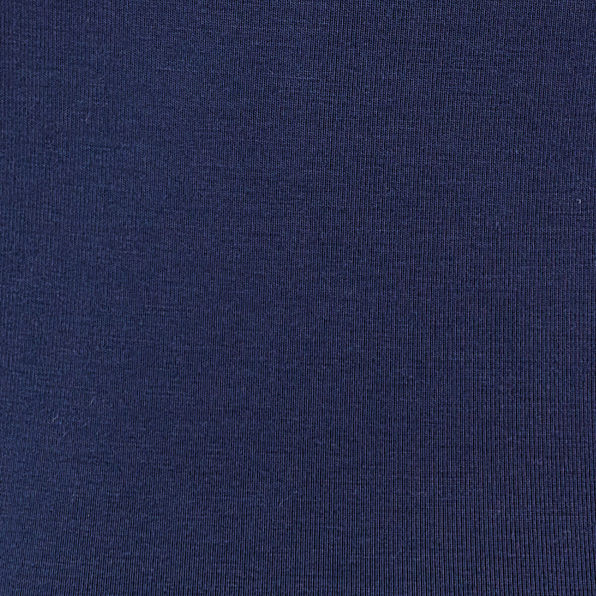 T-shirt uni à manches longues bleu foncé femme