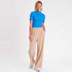 T-shirt manches courtes bleu femme