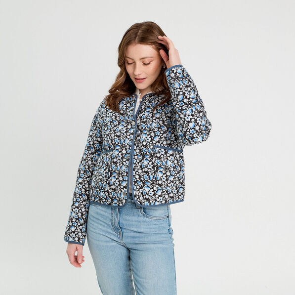 veste matelassee boutonnee noir femme Veste matelassée boutonnée noir femme